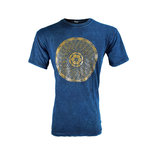 Nepal Mandala T-Shirt - blau