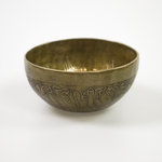 Tibetan singing bowl flower of life engraved | 12 cm