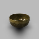 Tibetan singing bowl double dorje engraved | 11 cm